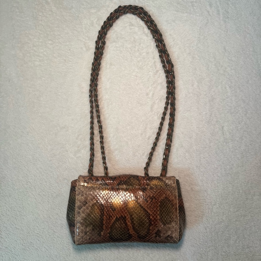 Stuart Weitzman Python Snakeskin Mini Crossbody S… - image 7